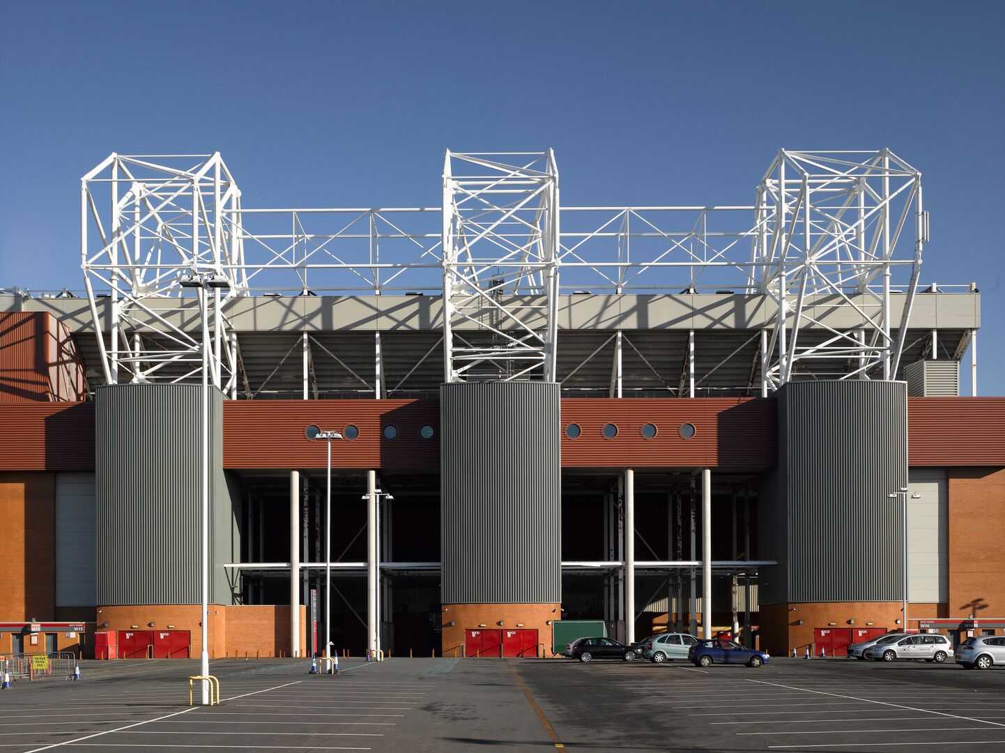 Manchester United Quadrants, Tata Steel construction Manchester United Quadrants, Tata Steel construction